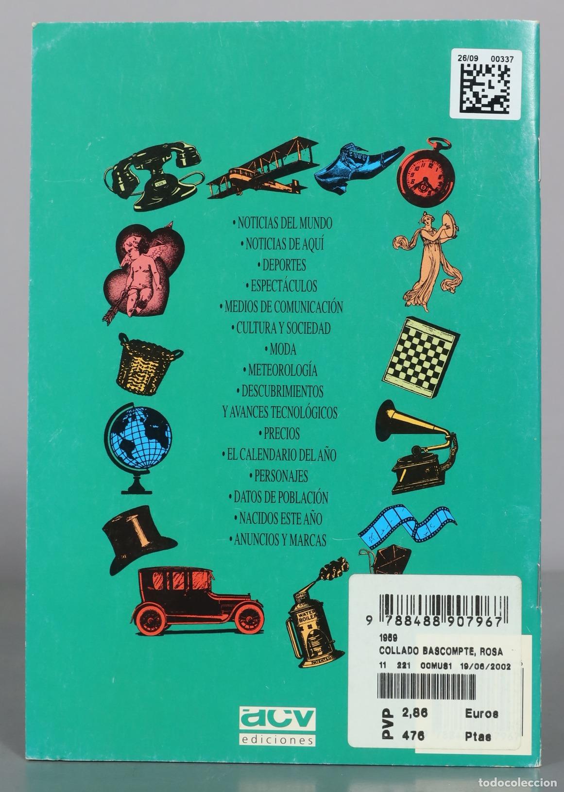 Libros de segunda mano: El A&ntilde;o Que T&uacute; Naciste - Rosa Collado Bascompte - ACV Ediciones 1959 - Foto 2