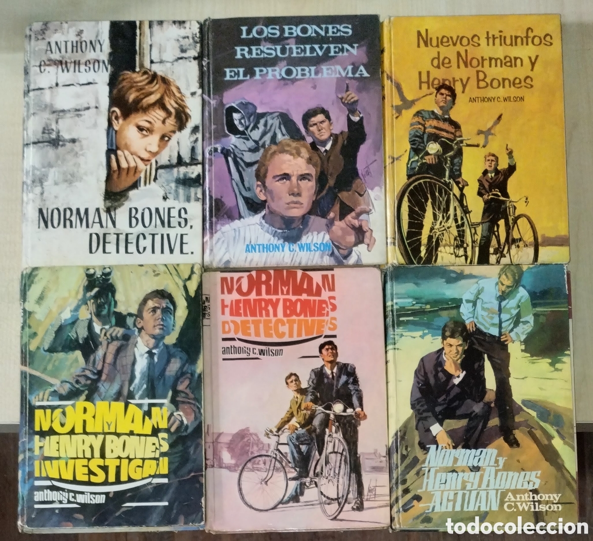 Libri di seconda mano: 6 LIBROS ANTIGUOS de ANTHONY C. WILSOen NORMAL ESTADO con se&ntilde;ales de uso normales (ver fotos)