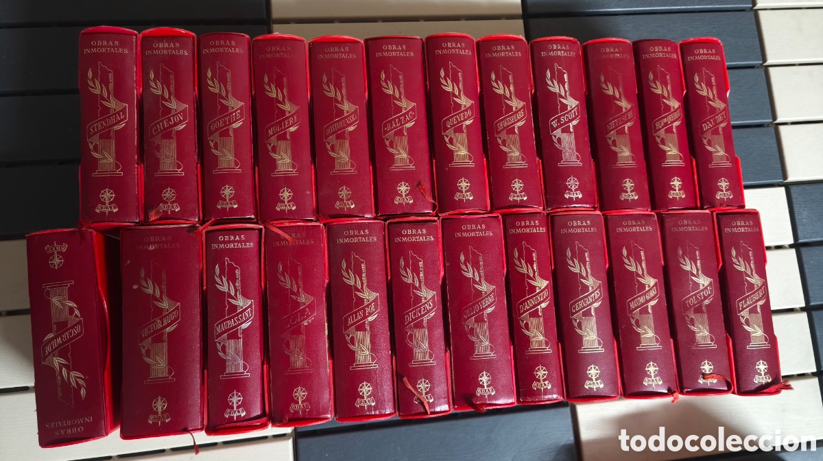 Libros de segunda mano: Colecci&oacute;n completa de Obras Inmortales a&ntilde;os 1970