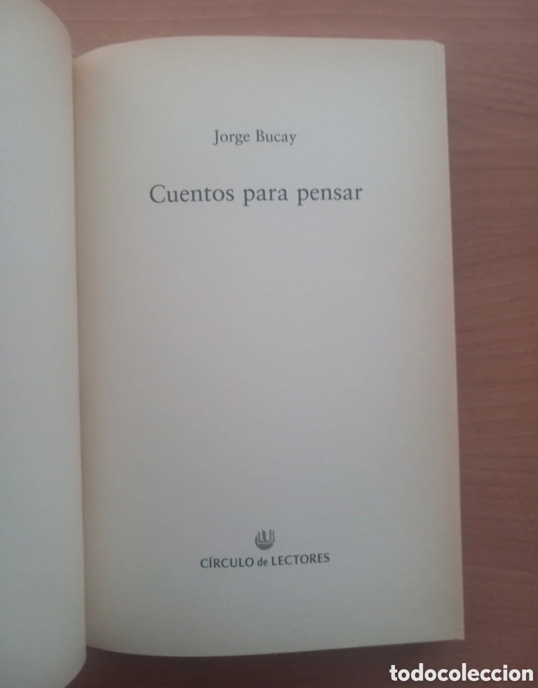 Libros de segunda mano: Cuentos para pensar. Jorge Bucay