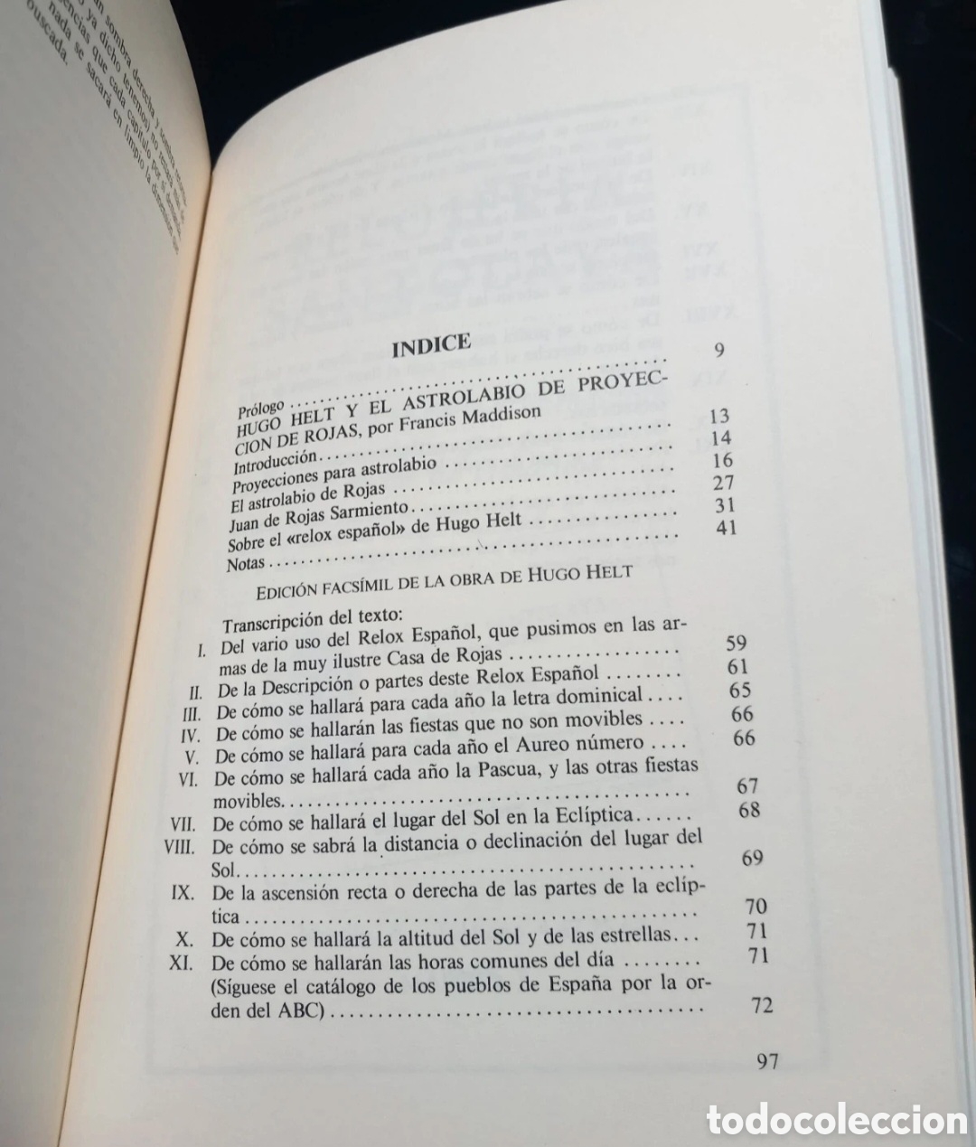Libros de segunda mano: Declaracion y uso del reloj espa&ntilde;ol. Facsimil - Foto 3