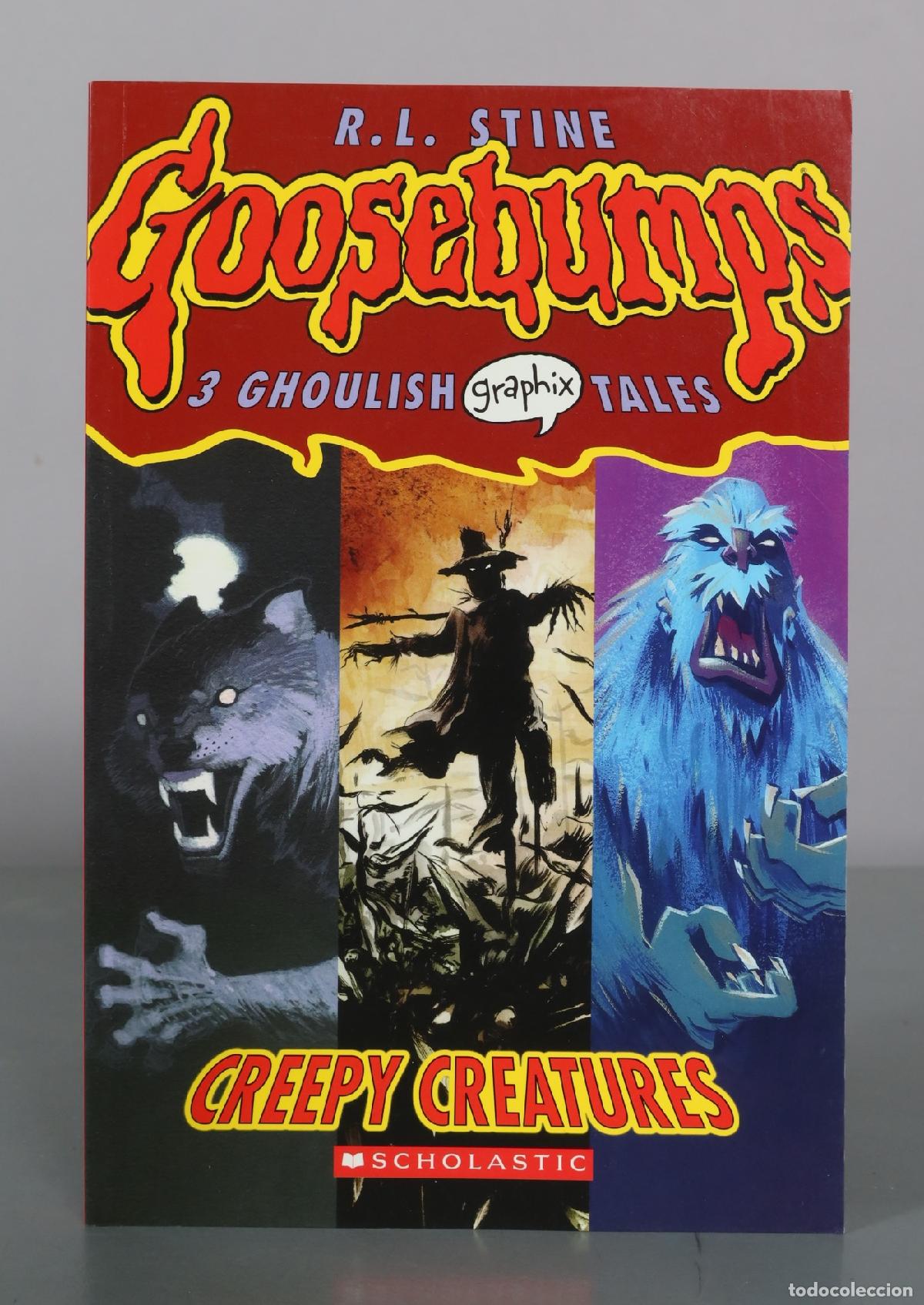 Libros de segunda mano: Goosebumps - 3 Ghoulish Graphix Tales - Creepy Creatures - R.L. Stine - Scholastic