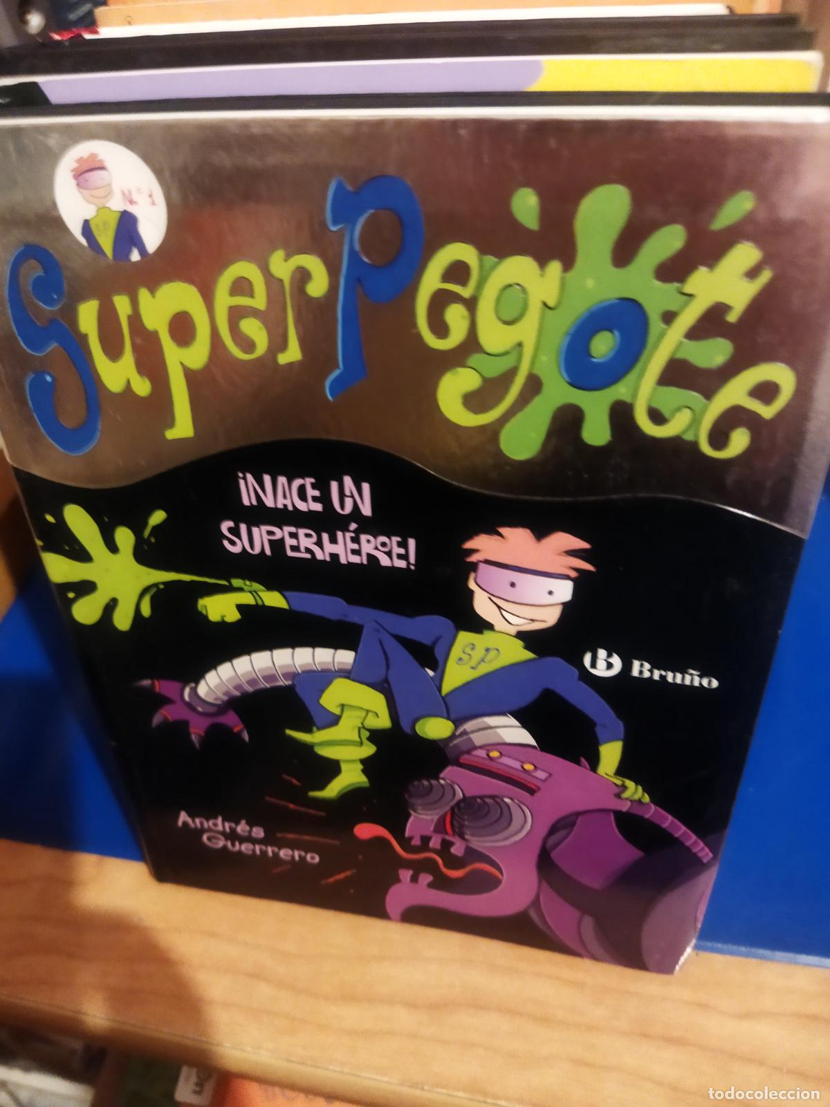 Libros de segunda mano: Nace un h&eacute;roe super pegote Andr&eacute;s guerrero