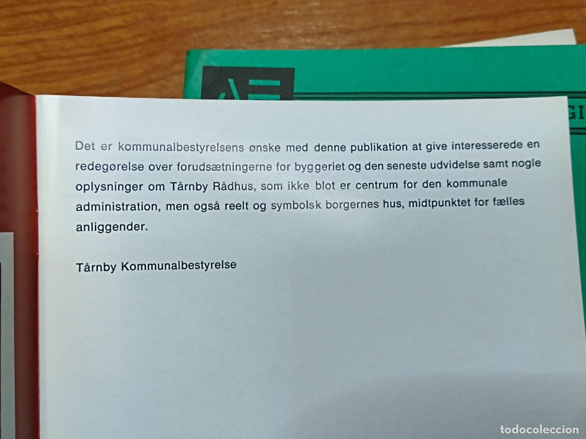 Libros de segunda mano: T&aring;rnby R&aring;dhus - T&aring;rnby Kommunalbestyrelse - Foto 2