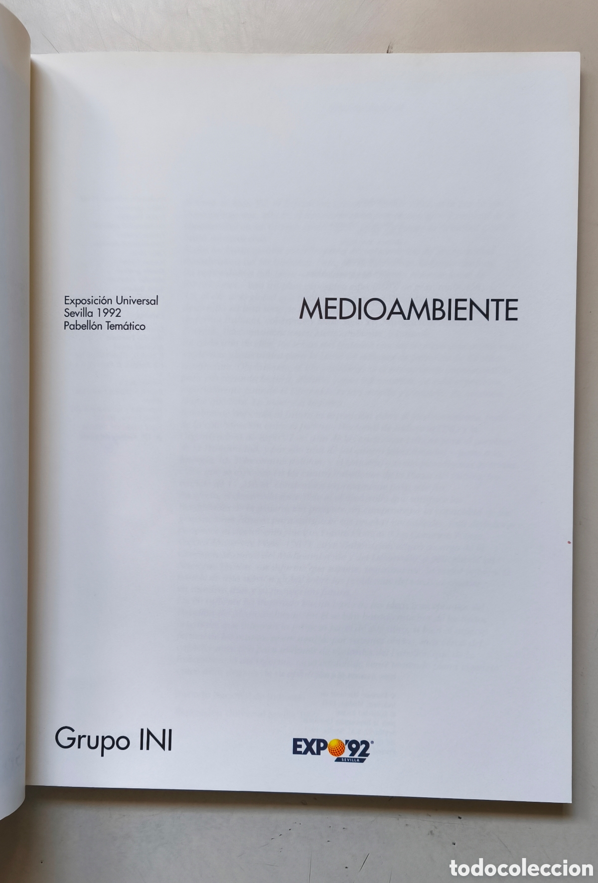 Libros de segunda mano: EXPO 92 Pabell&oacute;n tem&aacute;tico del medioambiente - Foto 4