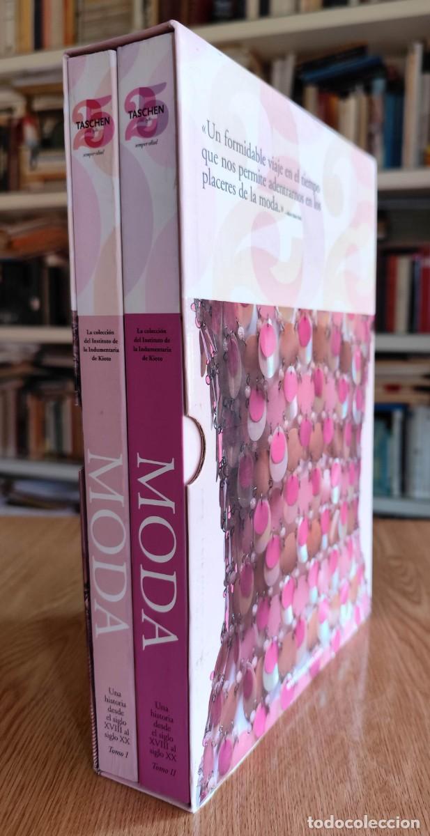Libros de segunda mano: MODA. UNA HISTORIA DESDE EL SIGLO XVIII AL SIGLO XX. TASCHEN - DOS VOL&Uacute;MENES EN ESTUCHE