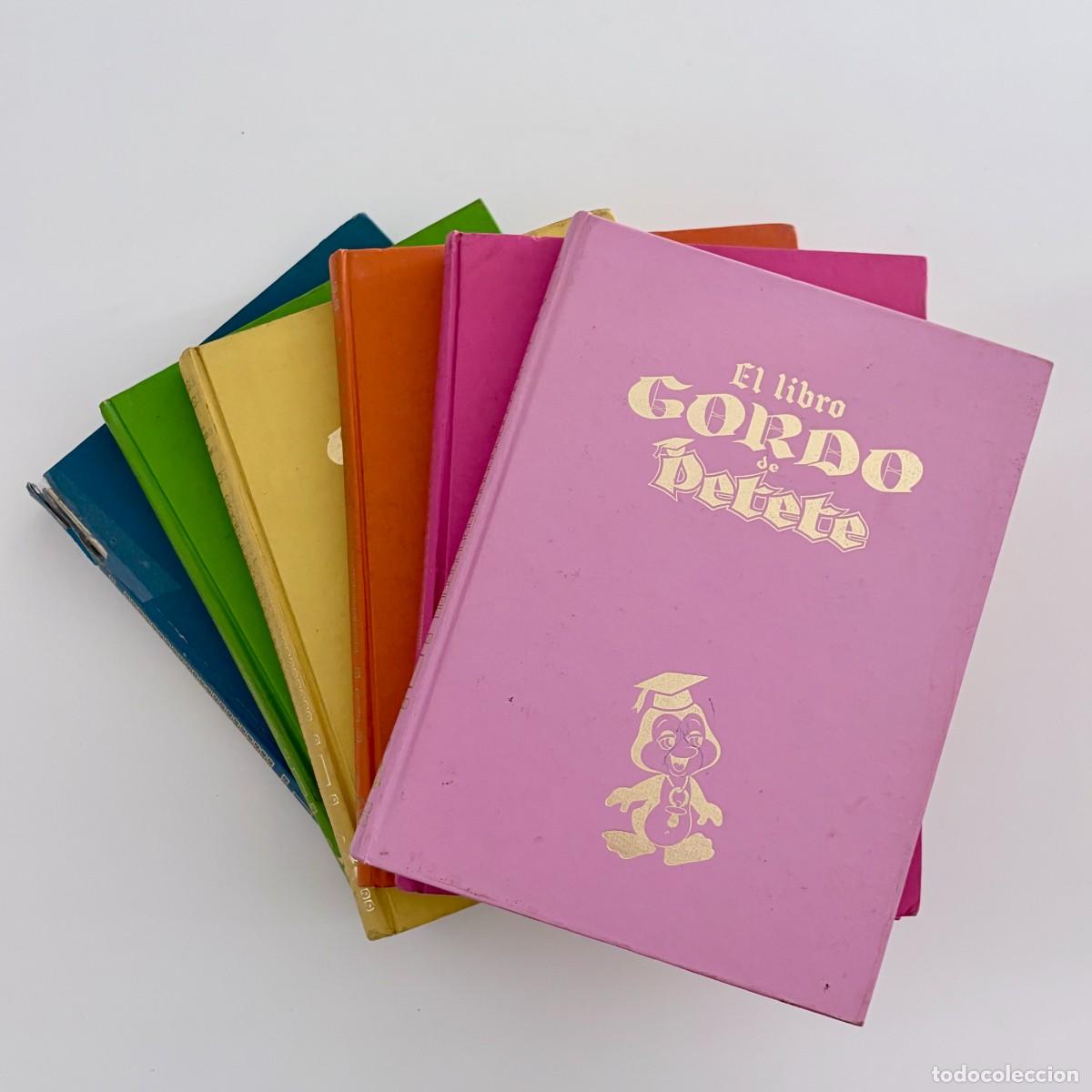 Libros de segunda mano: Lote 6 tomos de El Libro Gordo de Petete colecci&oacute;n completa libros recopilatorios revistas