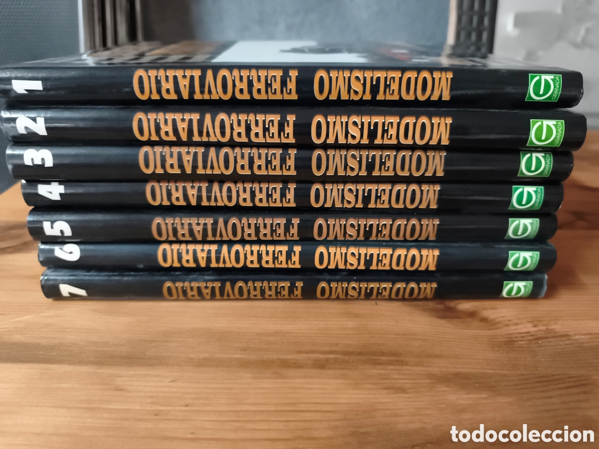 Libros de segunda mano: ENCICLOPEDIA FERROVIARIO - 7 TOMOS. COMPLETA - EDICIONES GRANADA, 1993. - Foto 1