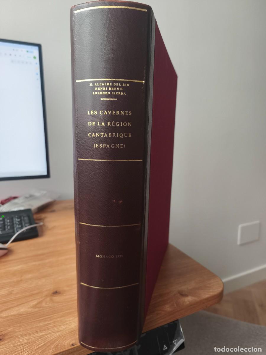 Libros de segunda mano: Les cavernes de la r&eacute;gion cantabrique (espagne) - monaco 1911