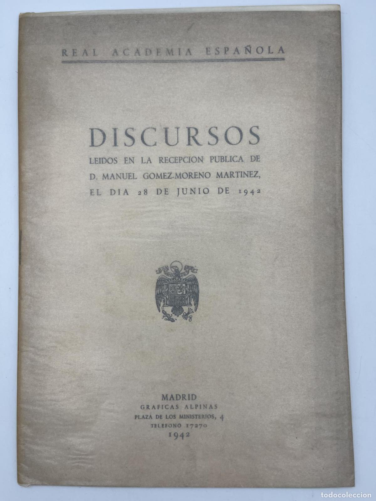 Libros de segunda mano: Discursos - Varios Autores - Foto 1