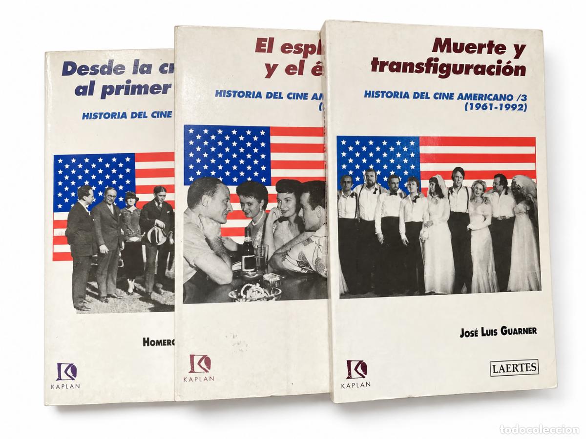 Libros de segunda mano: HISTORIA DEL CINE AMERICANO. OBRA COMPLETA EN 3 TOMOS &ndash; LAERTES / KAPLAN &ndash; 1993 &ndash; LM