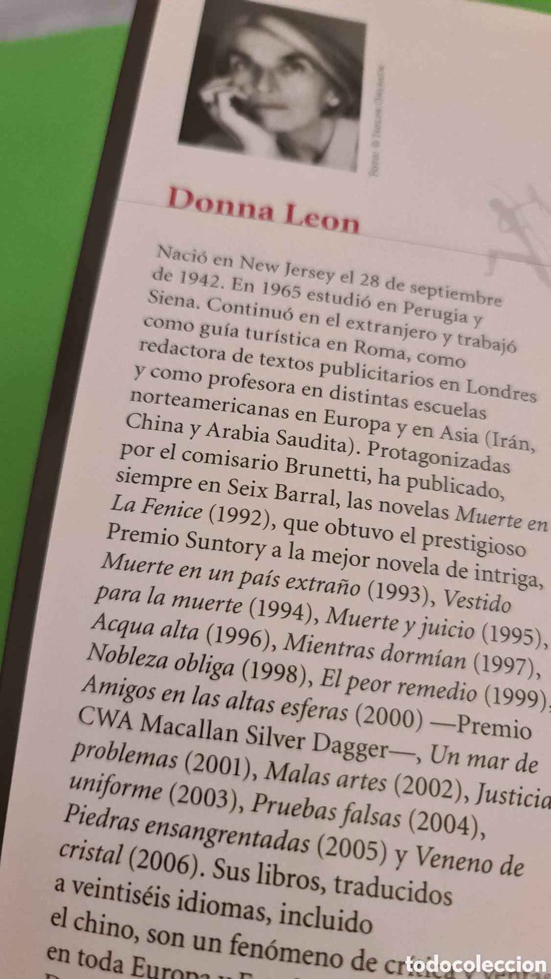 Libros de segunda mano: Libro Sin Brunetti / Donna Leon - Foto 4