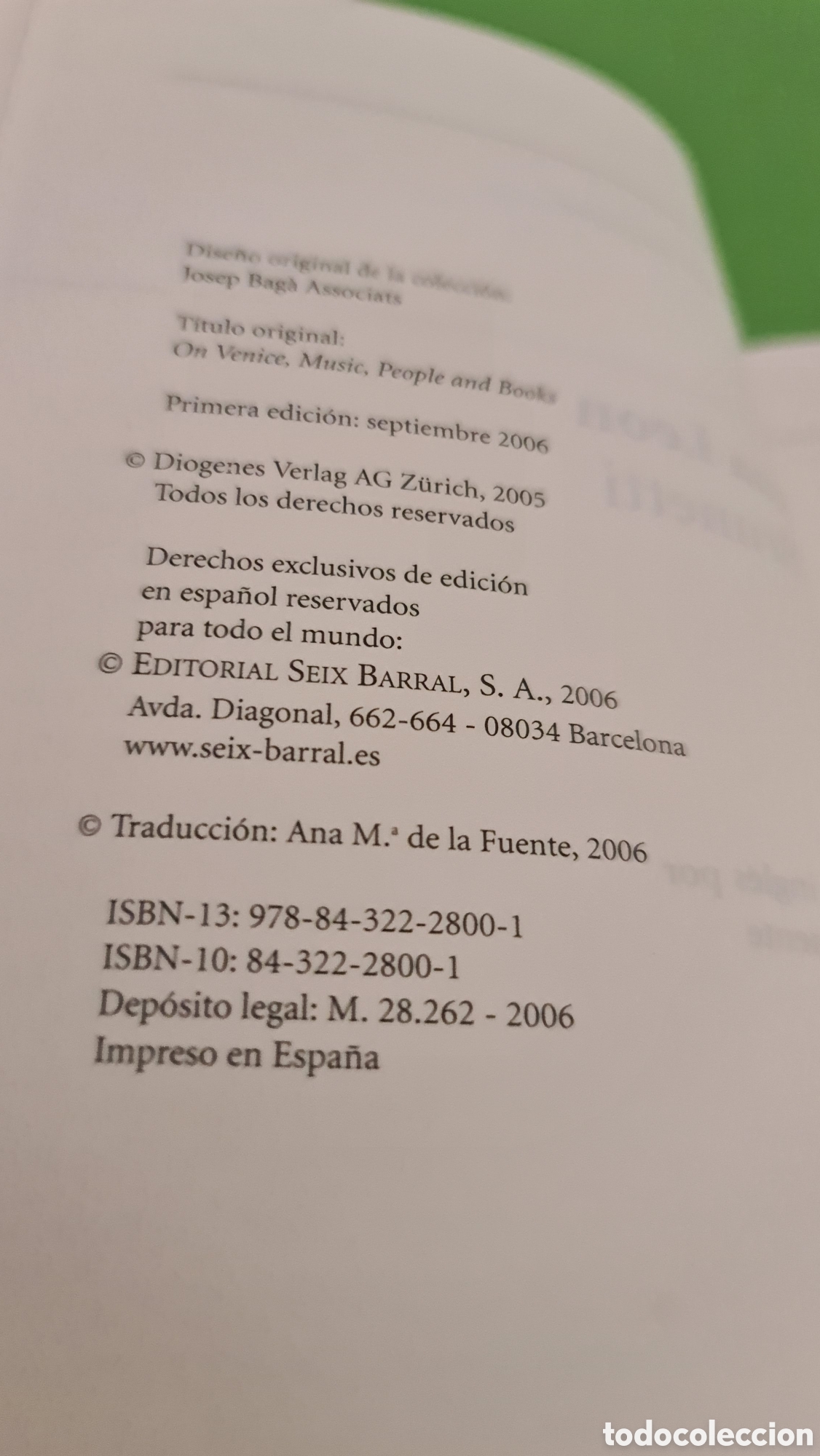 Libros de segunda mano: Libro Sin Brunetti / Donna Leon - Foto 5