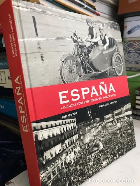 Libros de segunda mano: ESPA&Ntilde;A. UN SIGLO DE HISTORIA EN IMAGENES. LORENZO DIAZ - PUBLIO LOPEZ