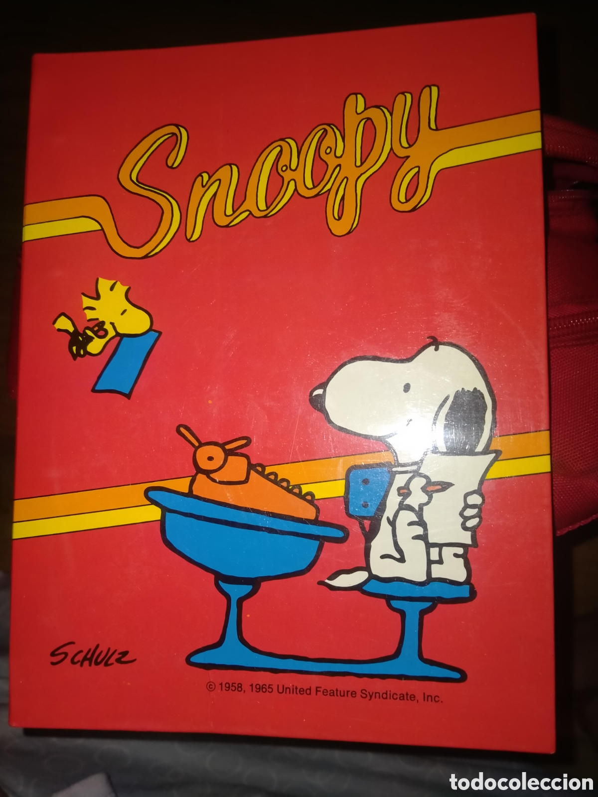 Libros de segunda mano: Carpeta de colecci&oacute;n Snoopy&ndash; Peanuts &ndash; original &ndash; Vintage - Foto 4