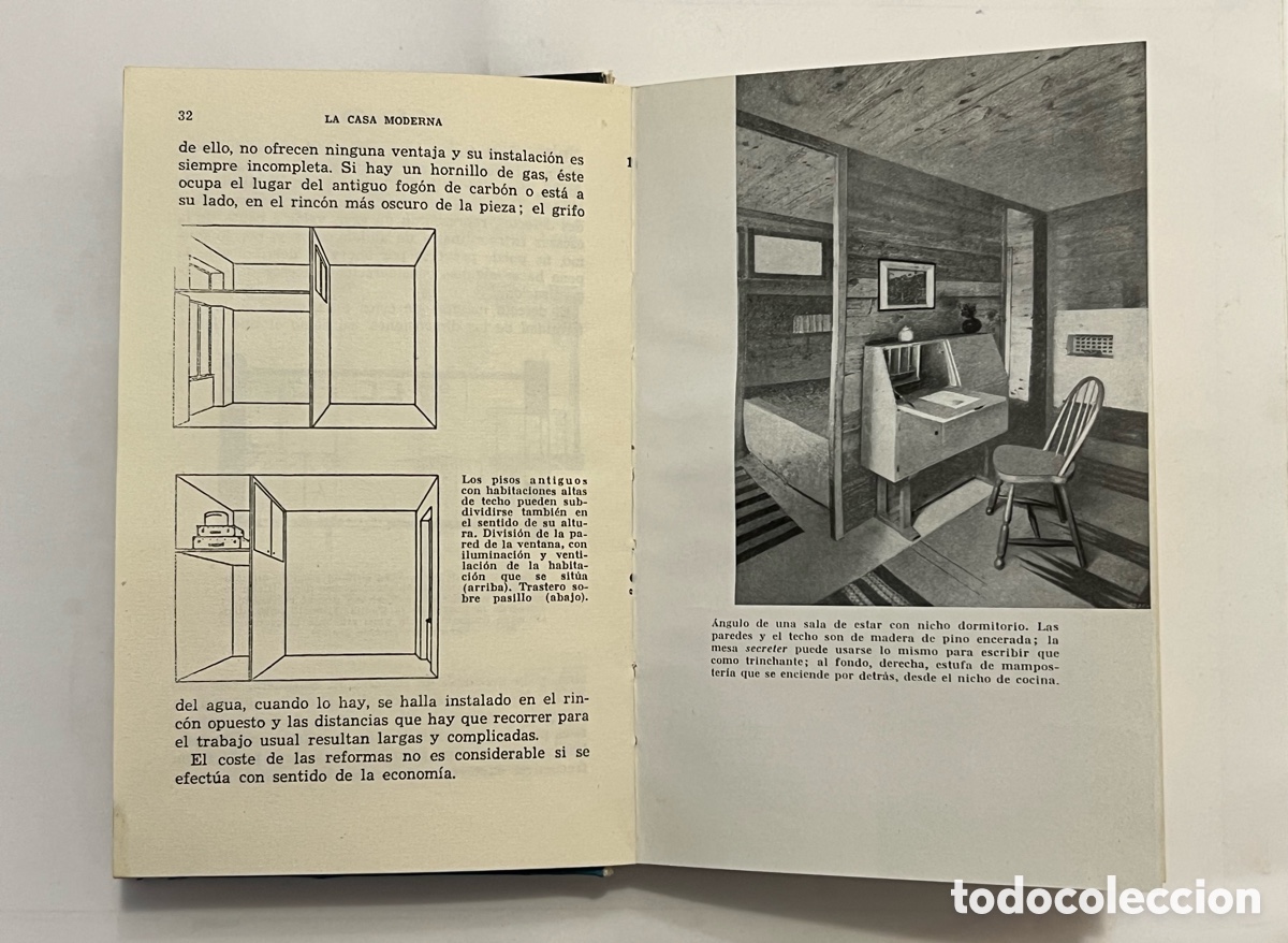 Libros de segunda mano: LA CASA MODERNA. Como hacer su hogar m&aacute;s agradable, Ediciones Daimon (a.1960) - Foto 2