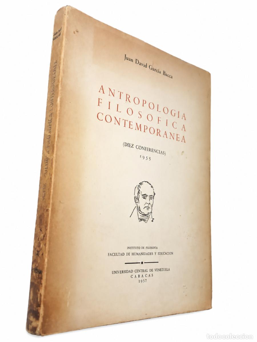 Libros de segunda mano: ANTROPOLOG&Iacute;A FILOS&Oacute;FICA CONTEMPOR&Aacute;NEA. DIEZ CONFERENCIAS &ndash; UNIVERSIDAD CENTRAL DE VENEZUELA &ndash; LM