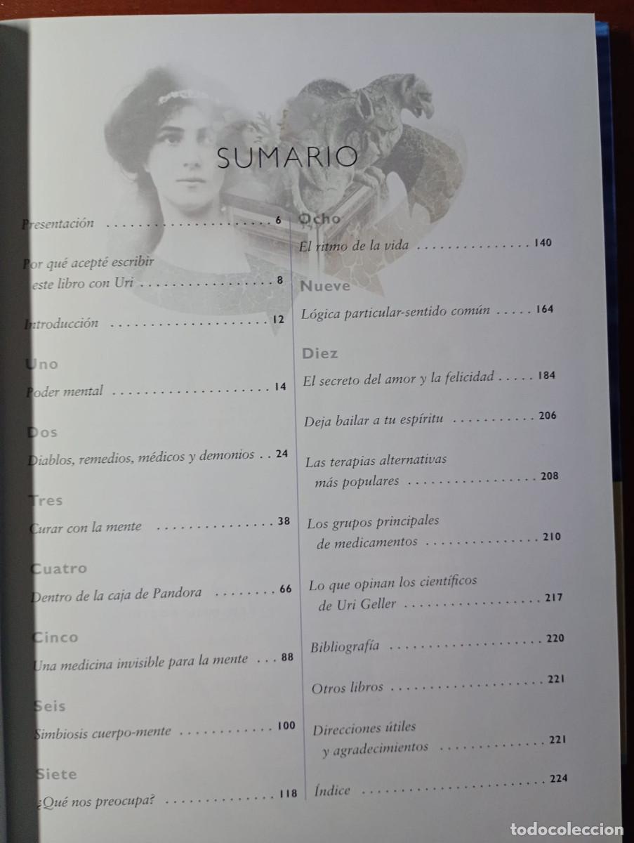 Libros de segunda mano: CURAR CON LA MENTE. URI GELLER - Foto 6