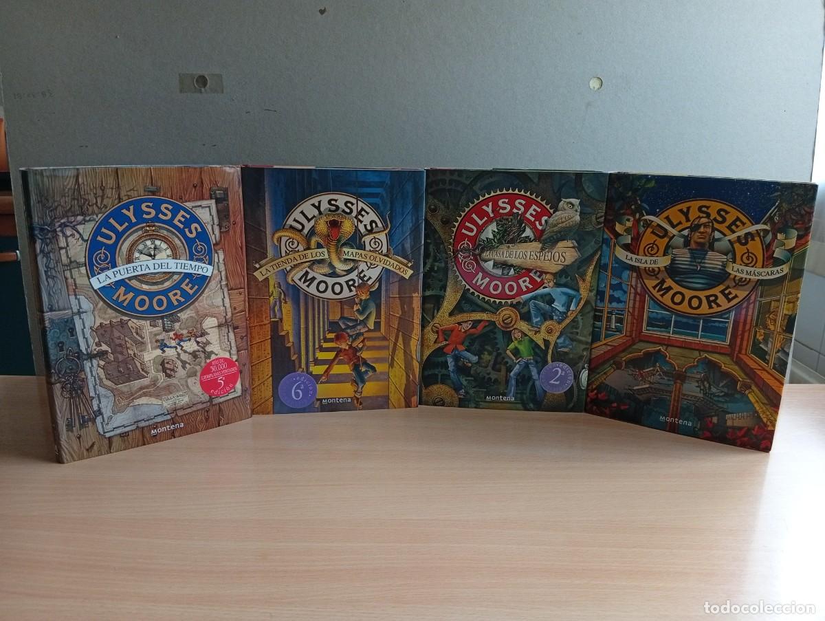 Libros de segunda mano: LOTE DE LOS 4 PRIMEROS LIBROS DE LA SAGA &rdquo;ULYSES MOORE&rdquo;