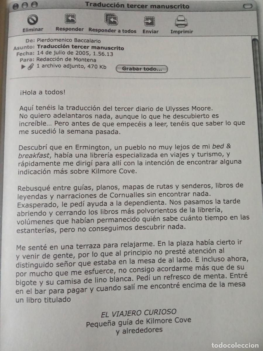Libros de segunda mano: LOTE DE LOS 4 PRIMEROS LIBROS DE LA SAGA &rdquo;ULYSES MOORE&rdquo; - Foto 19