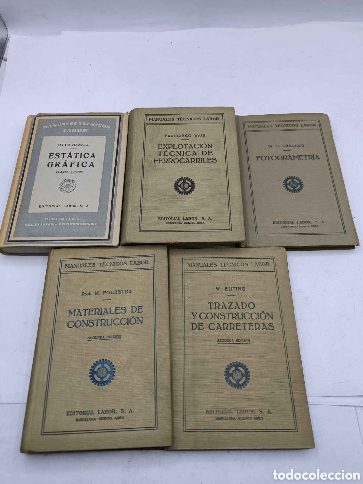 Libros de segunda mano: 5 Manuales T&eacute;cnicos Labor