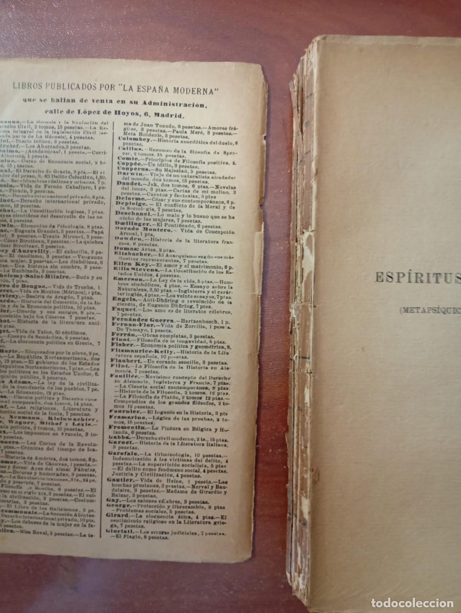 Libros de segunda mano: ESPIRITUS Y MEDIUMS. TOMO I. TH. FLOURNOY - Foto 5