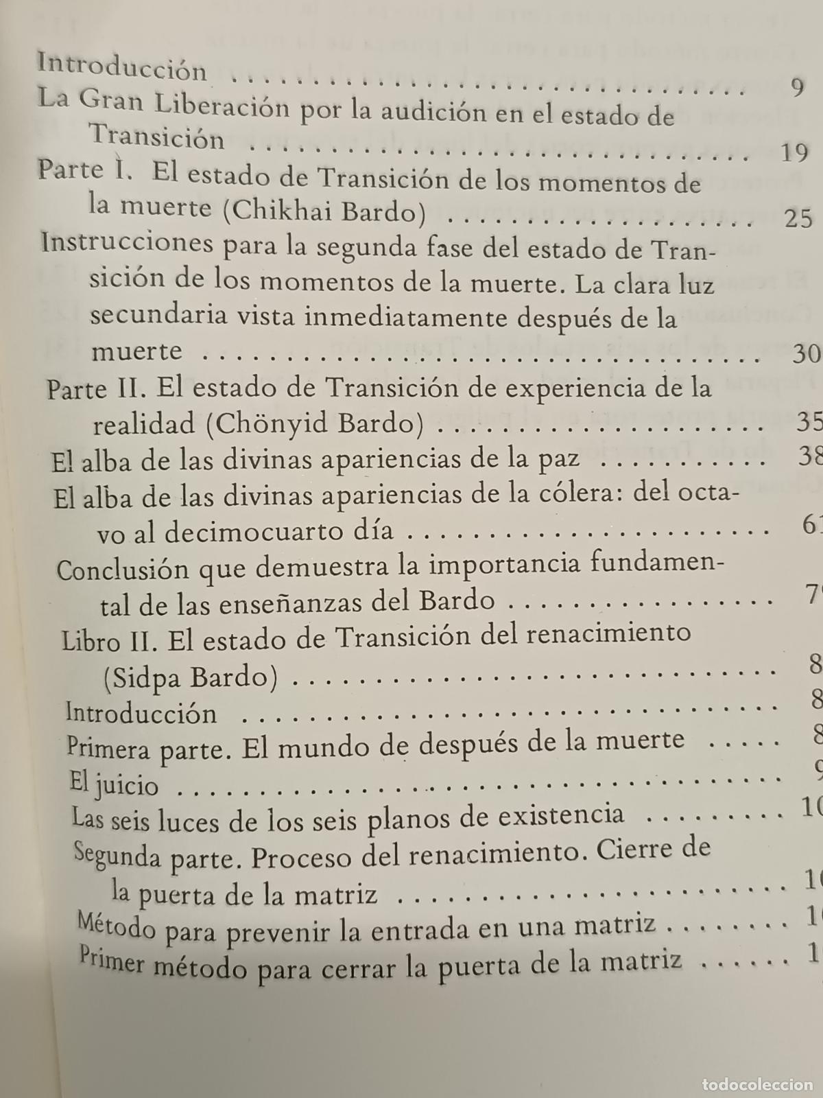 Libros de segunda mano: Bardo-Thodol. El libro tibetano de los muertos &mdash; Visi&oacute;n Libros. - Foto 3