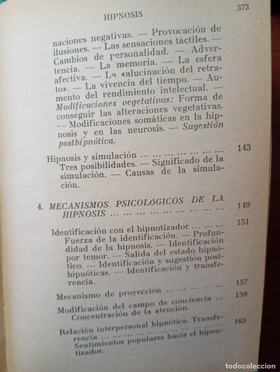 Libros de segunda mano: HIPNOSIS. L. MONSERRAT - Foto 5