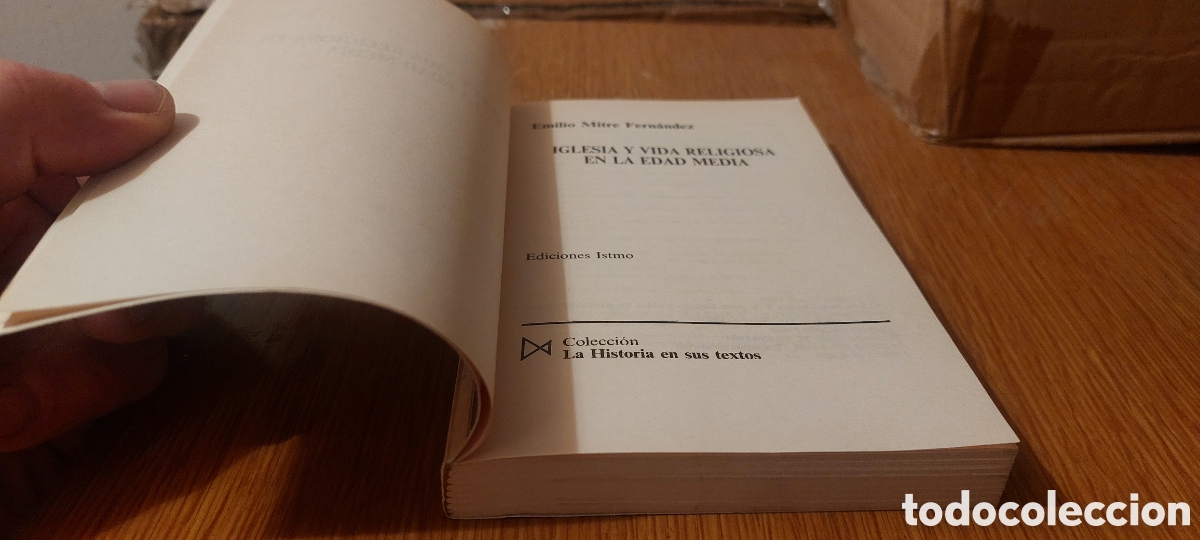 Libros de segunda mano: IGLESIA Y VIDA RELIGIOSA EN LA EDAD MEDIA. Emilio Mitre - Foto 2