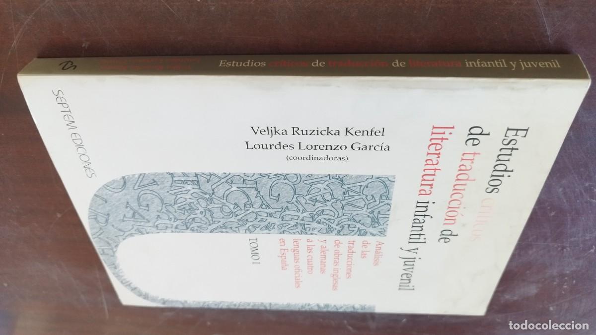 Libros de segunda mano: ESTUDIOS DE TRADUCCION DE LITERATURA INFANTIL Y JUVENIL (I) / RUZICKA-LORENZO / CJA603-GV-2 /