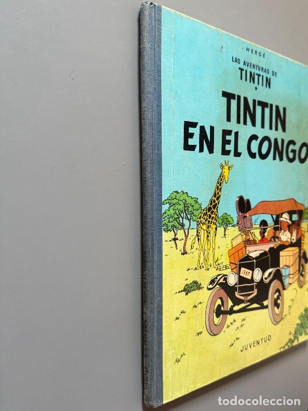 Libros de segunda mano: Tint&iacute;n en el Congo, Herg&eacute; (1&ordf; ed.) - Editorial Juventud, 1968 - Foto 2
