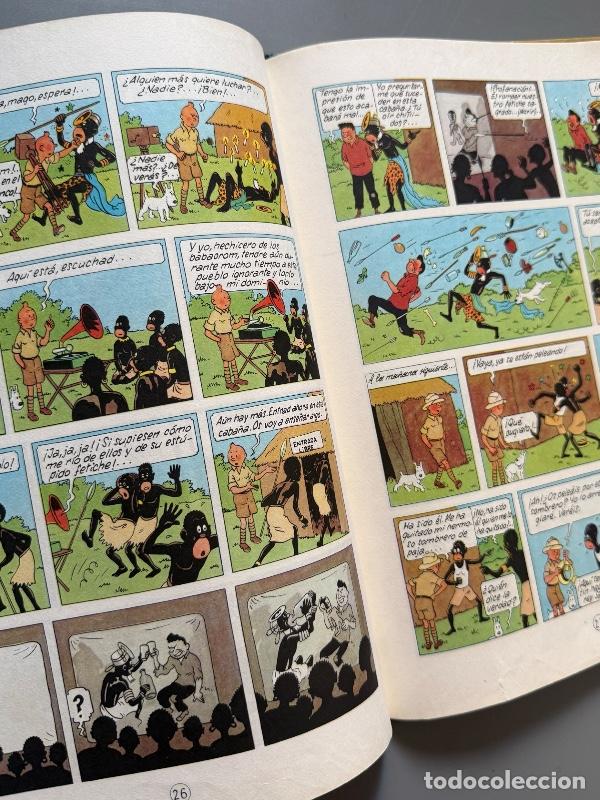 Libros de segunda mano: Tint&iacute;n en el Congo, Herg&eacute; (1&ordf; ed.) - Editorial Juventud, 1968 - Foto 5