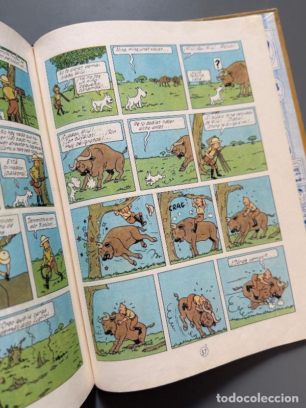 Libros de segunda mano: Tint&iacute;n en el Congo, Herg&eacute; (1&ordf; ed.) - Editorial Juventud, 1968 - Foto 6