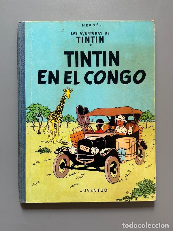 Libros de segunda mano: Tint&iacute;n en el Congo, Herg&eacute; (1&ordf; ed.) - Editorial Juventud, 1968