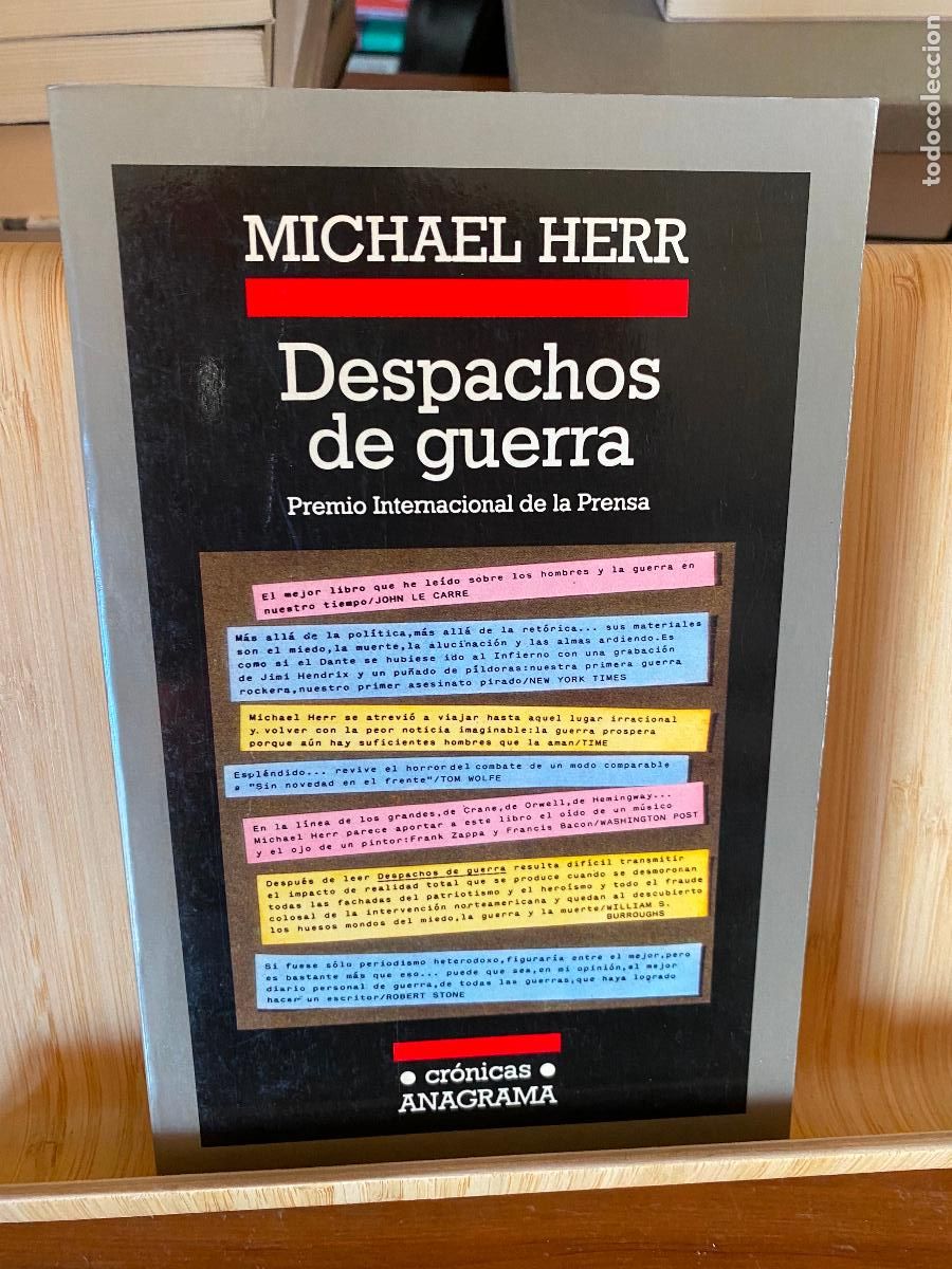 Libros de segunda mano: DESPACHOS DE GUERRA. MICHAEL HERR. EDITORIAL ANAGRAMA