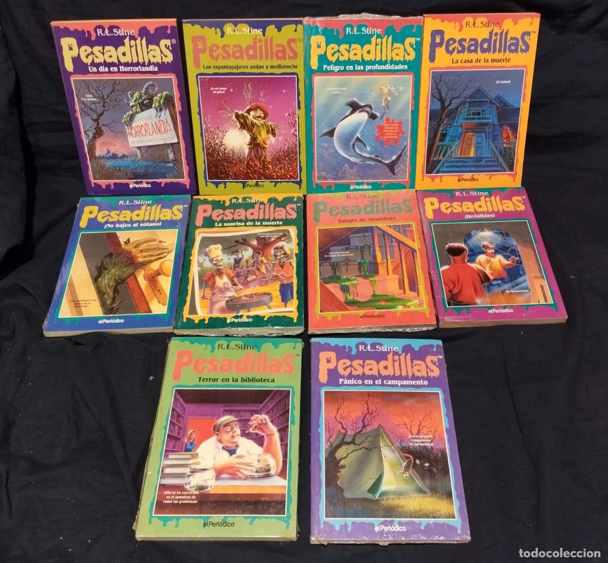 Libros de segunda mano: Pesadillas, tomos del 1 al 10 nuevos. 1996.