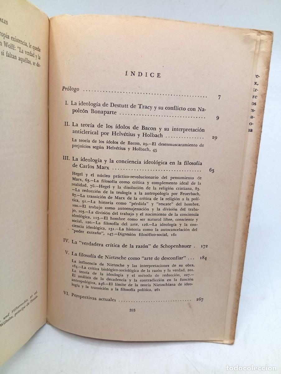 Libros de segunda mano: VERDAD E IDEOLOGIA. HANS BARTH. 1951. PAGS : 293. - Foto 6