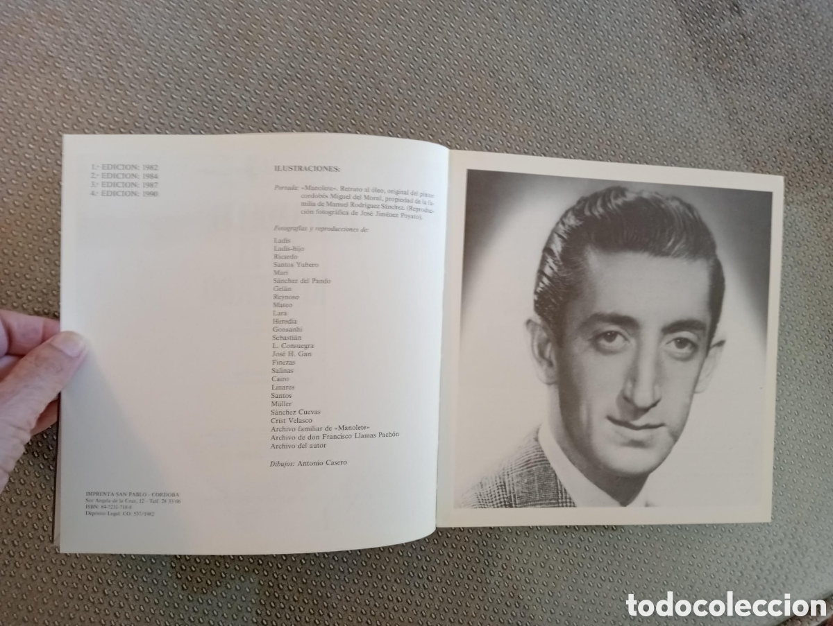 Libros de segunda mano: Manolete en el recuerdo / Jos&eacute; Luis de C&oacute;rdoba - Foto 4