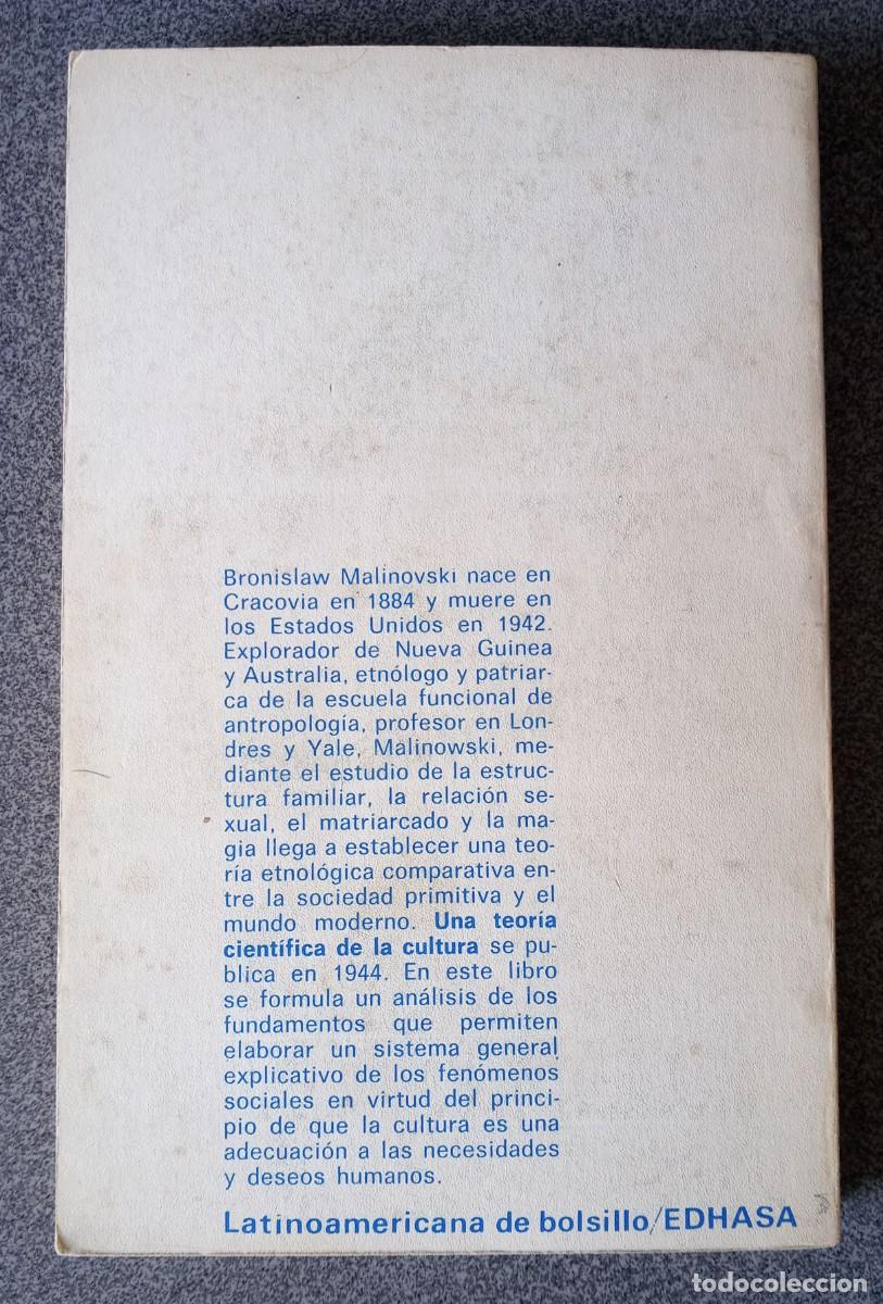 Libros de segunda mano: Una Teor&iacute;a Cientifica De La Cultura Bronislaw Malinowski - Foto 8