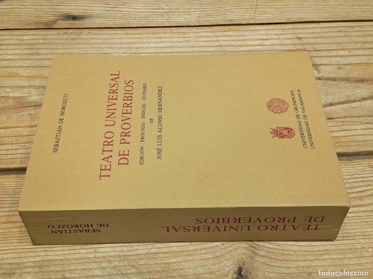 Libros de segunda mano: 1986 - SEBASTI&Aacute;N DE HOROZCO. Teatro universal de proverbios