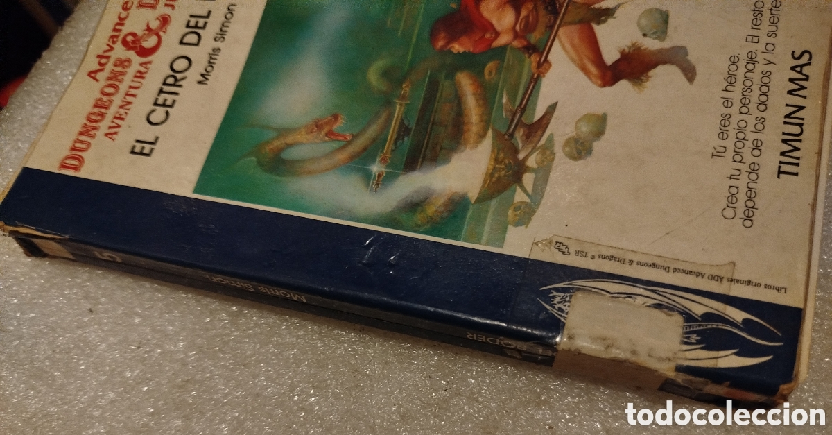 Libros de segunda mano: Advanced Dungeons & Dragons N&ordm; 5 .El Cetro Del Poder . Timun Mas. LEER DESCRIPCI&Oacute;N - Foto 2