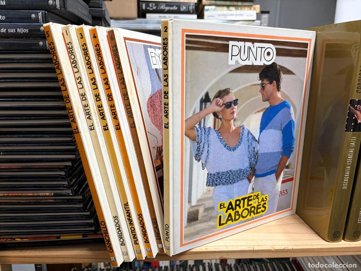 Libros de segunda mano: EL ARTE DE LAS LABORES, 5 tomos, ganchillo, bordados, punto infantil