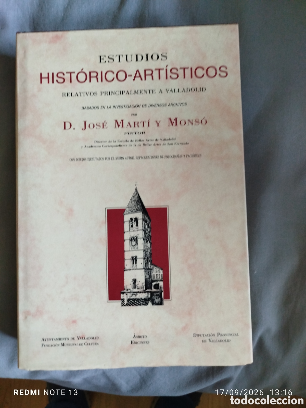 Libros de segunda mano: Estudio hist&oacute;rico art&iacute;stico.jose Marti y monso