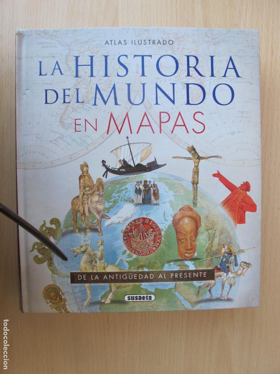 Libros de segunda mano: ATLAS ILUSTRADO DE LA HISTORIA DEL MUNDO EN MAPAS.- JHON HAYWOOD.- EDIT. SUSAETA