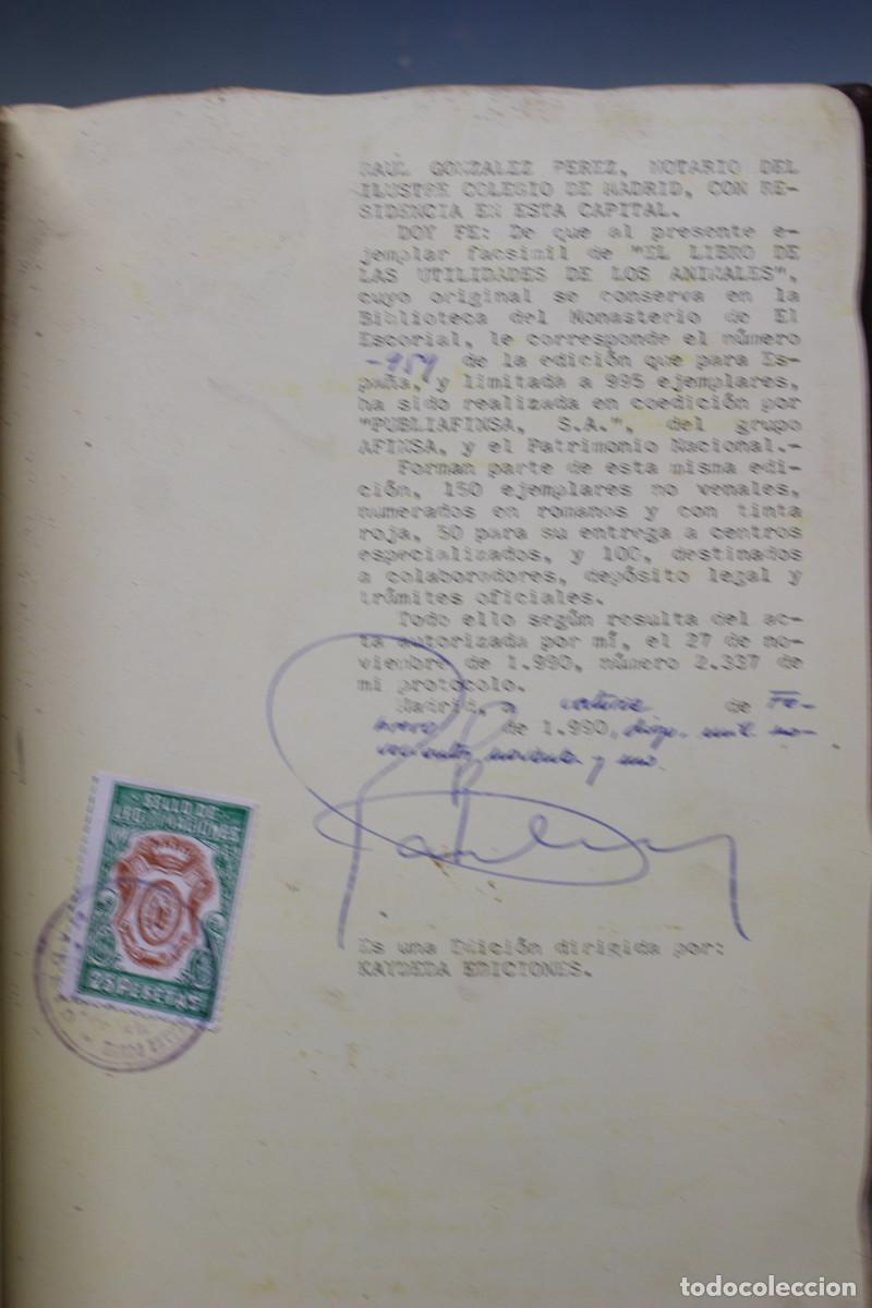 Libros de segunda mano: Facs&iacute;mil: El Libro de la Utilidad de los Animales. Ibn Al-Durayhim Al-Mawsili. - Foto 5