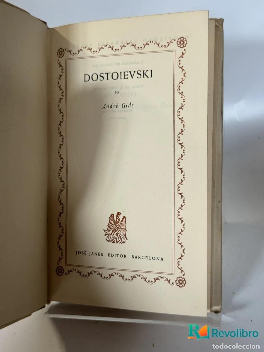 Libros de segunda mano: Dostoievski - Andr&eacute; Gide - Foto 3