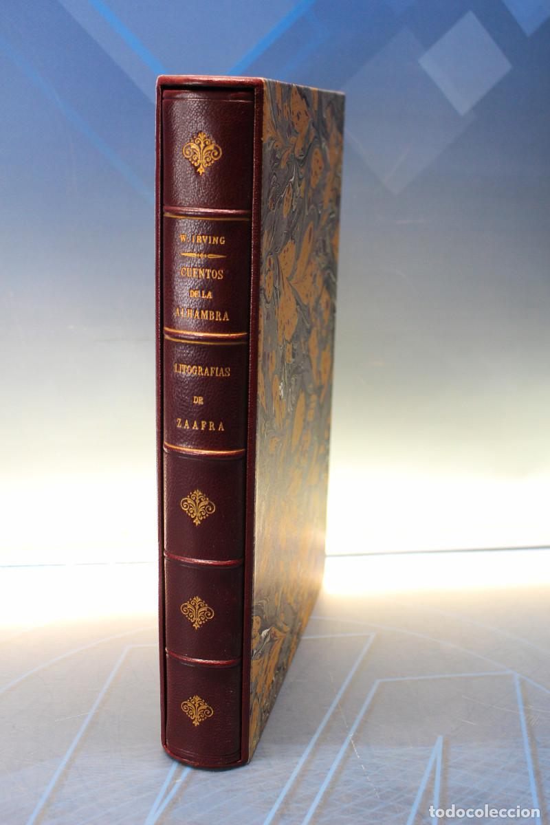 Libros de segunda mano: Cuentos de la Alhambra, con litograf&iacute;as originales de David Zaafra. Washington Irving.
