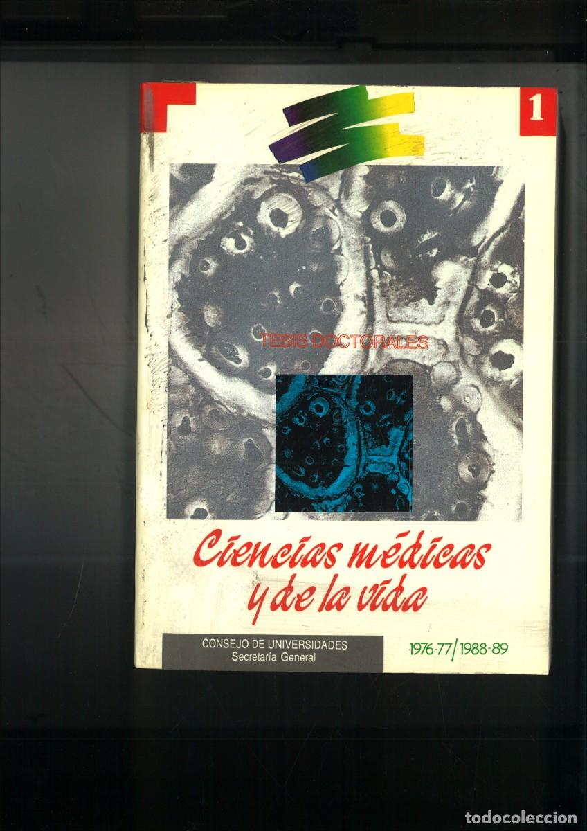 Libros de segunda mano: TESIS DOCTORALES 1976-77/1988-89. CONSEJO DE UNIVERSIDADES