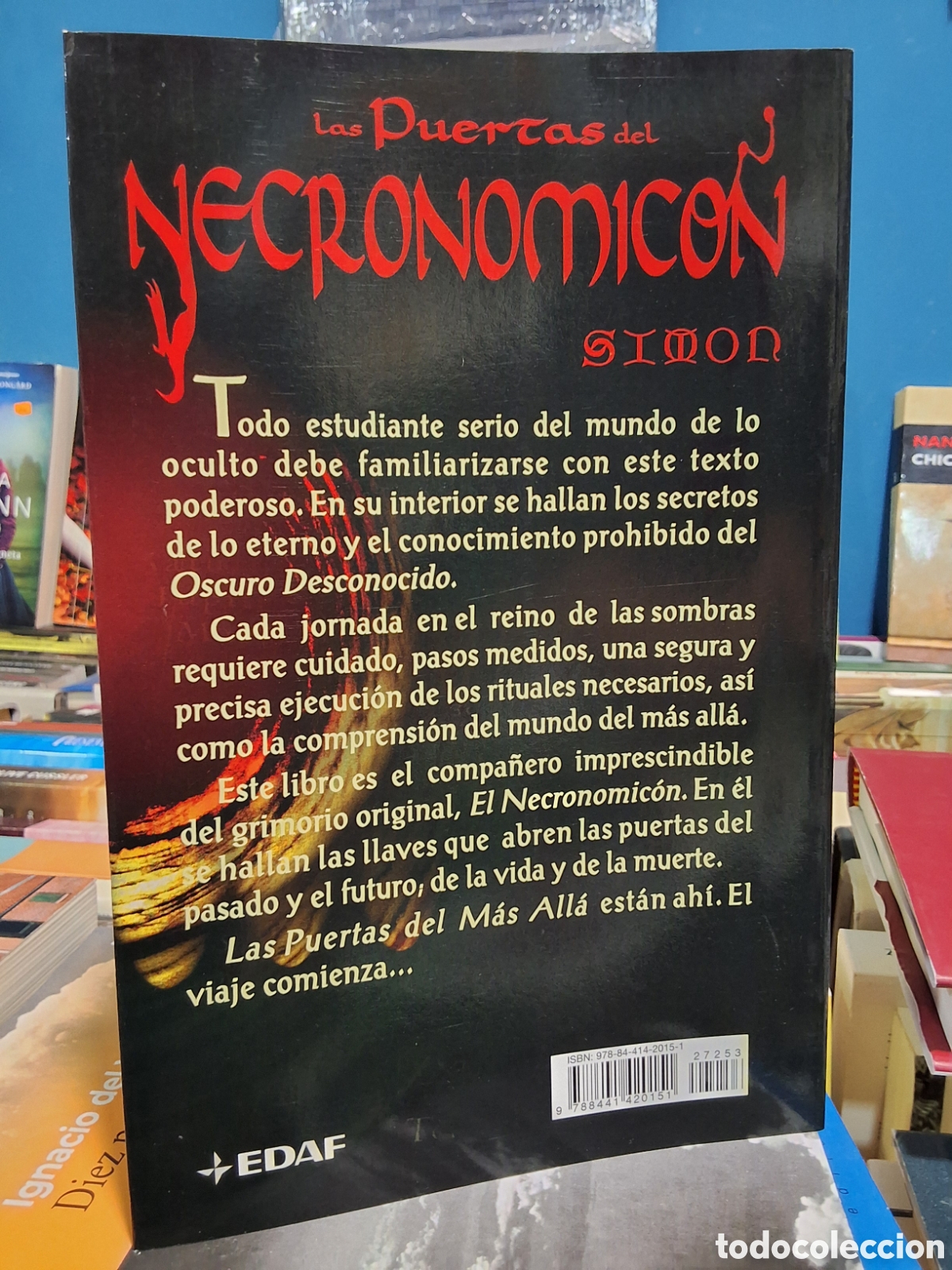 Libros de segunda mano: LAS PUERTAS DEL NECRONOMIC&Oacute;N - SIMON - ENV&Iacute;O DESDE 1,95 &euro; - Foto 2