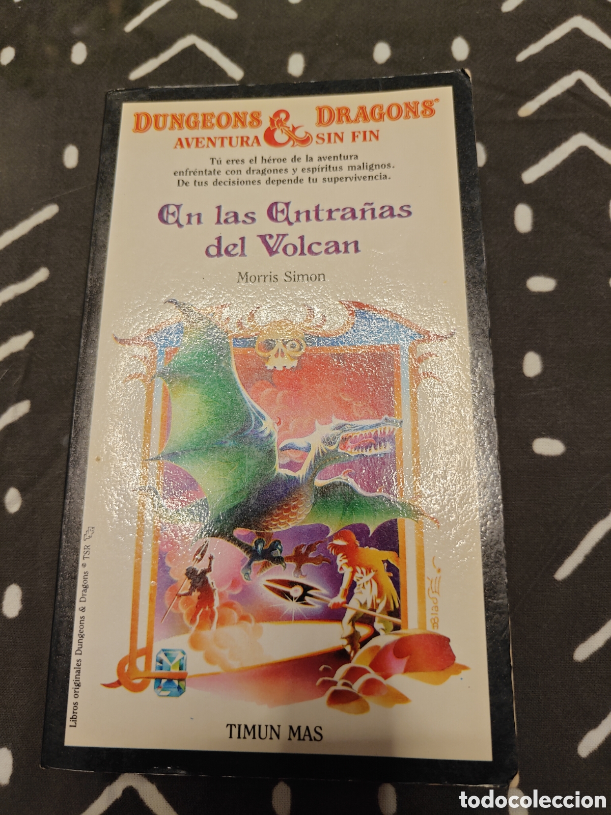 Second hand books: En las entra&ntilde;as del volc&aacute;n n&ordm; 17 &ndash; Dungeons & Dragons &ndash; Timun Mas 1987